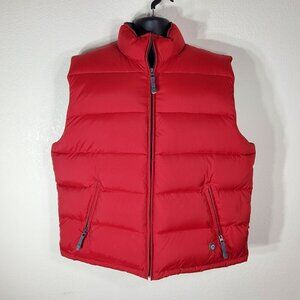 American Eagle Outfitter Large Red AE Base Camp Vest Down-Filled Water-Resistant